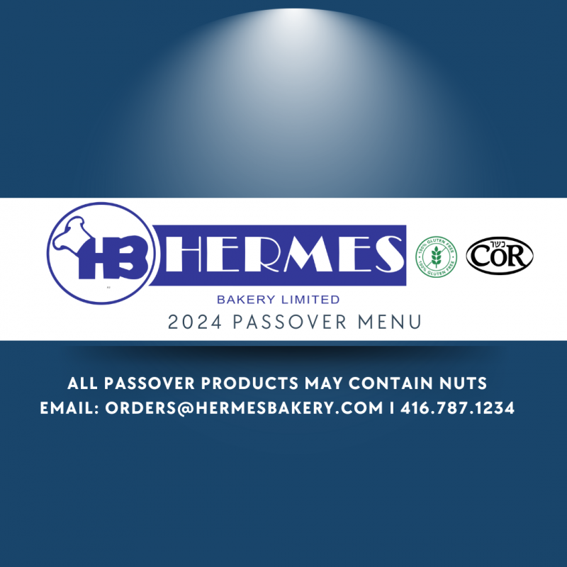Hermes Bakery Passover Menu 2024 Kosher & Gluten Free